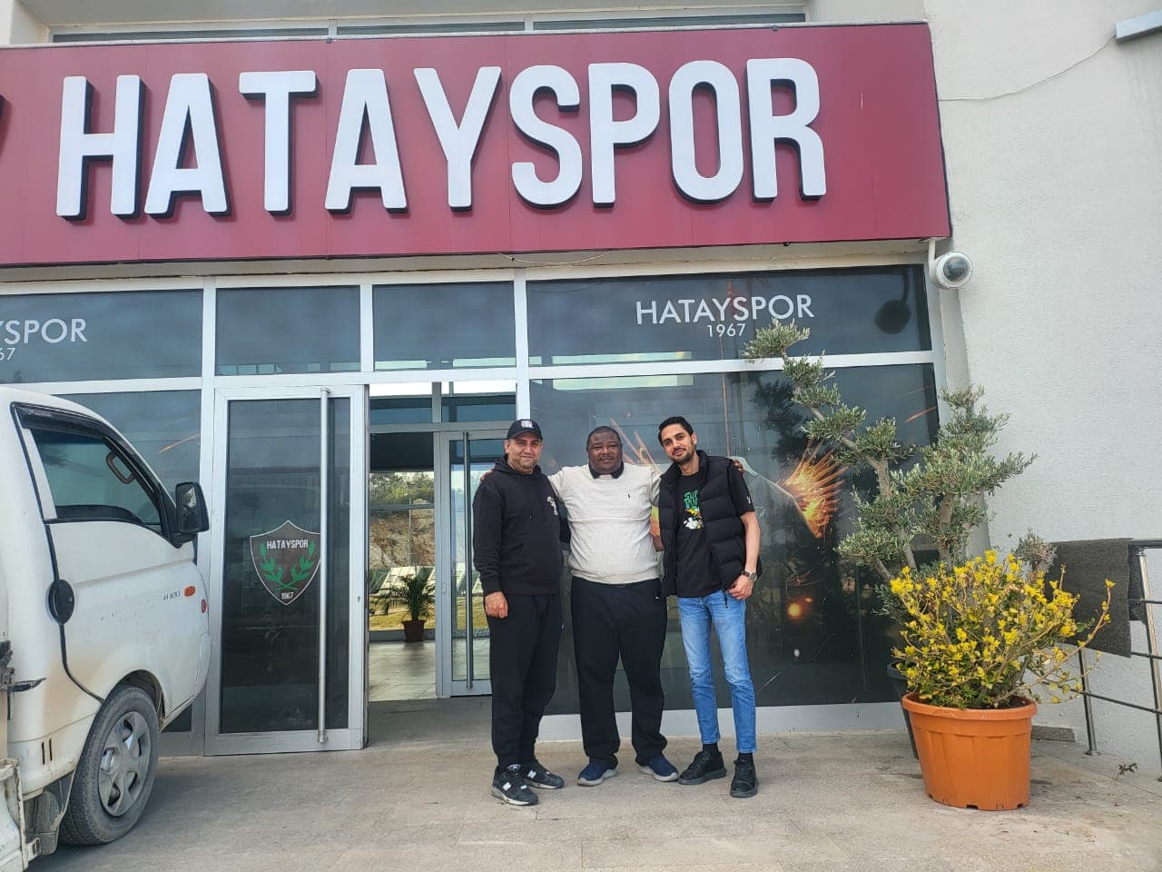 Mr. Umar Yaro with Hatayspor officials