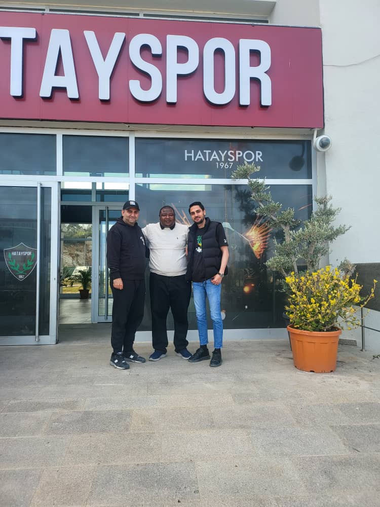 Mr. Umar Yaro with Hatayspor officials